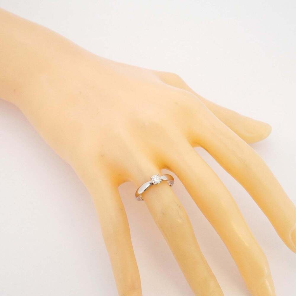 TIFFANY Silver Diamond Ring - Picture 7 of 7